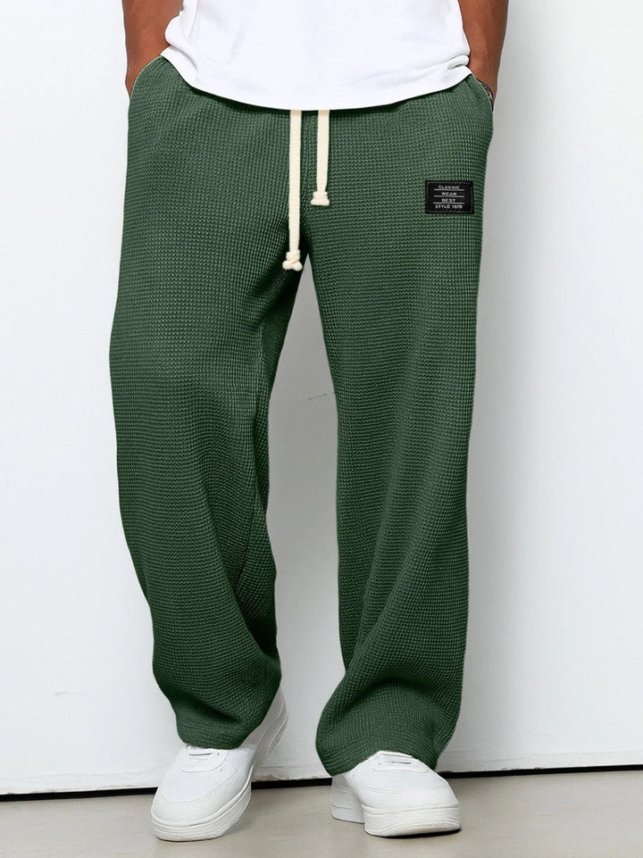 Baptiste | Pantalon Jogging Large Homme Texturé Cordon