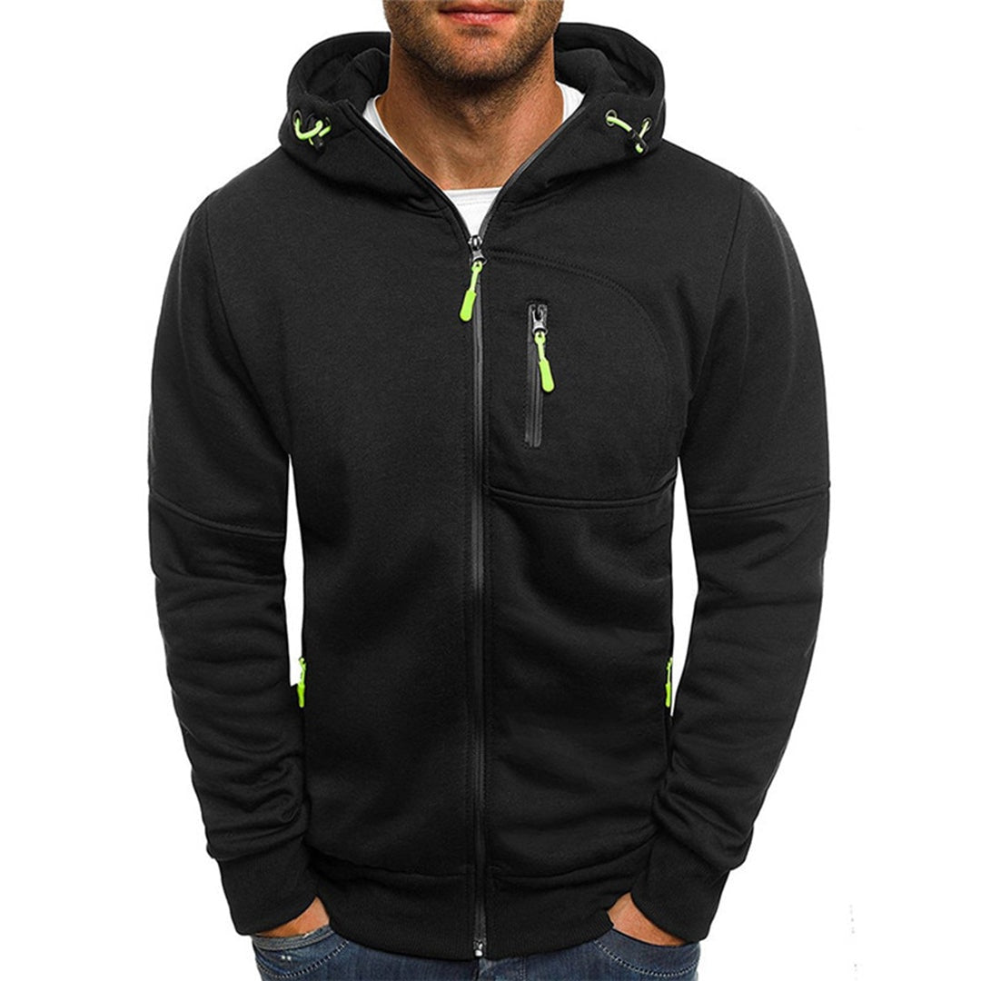 Baptiste | Sweat à Capuche Homme Zippé Multi-Poches