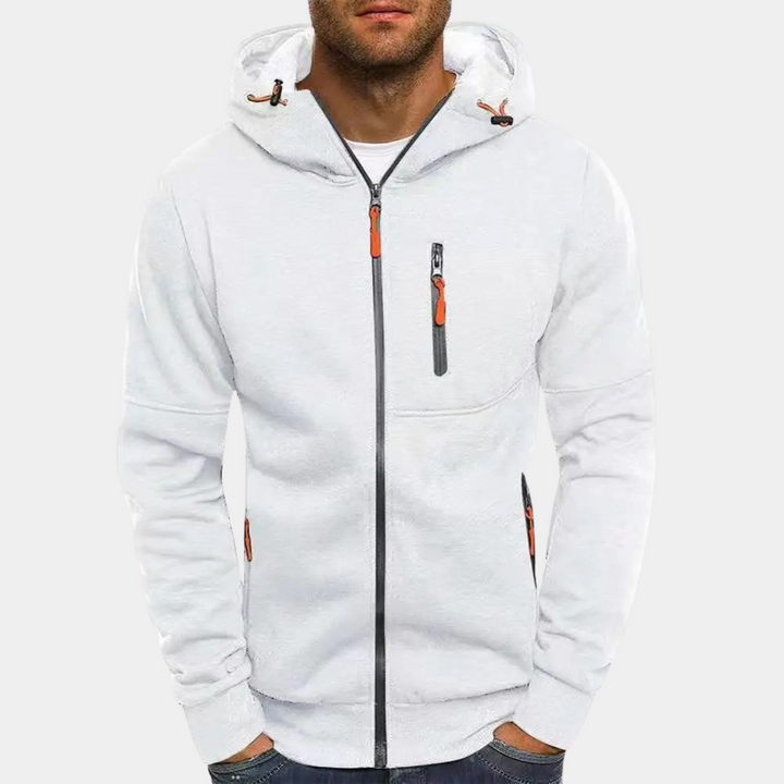 Baptiste | Sweat à Capuche Homme Zippé Multi-Poches