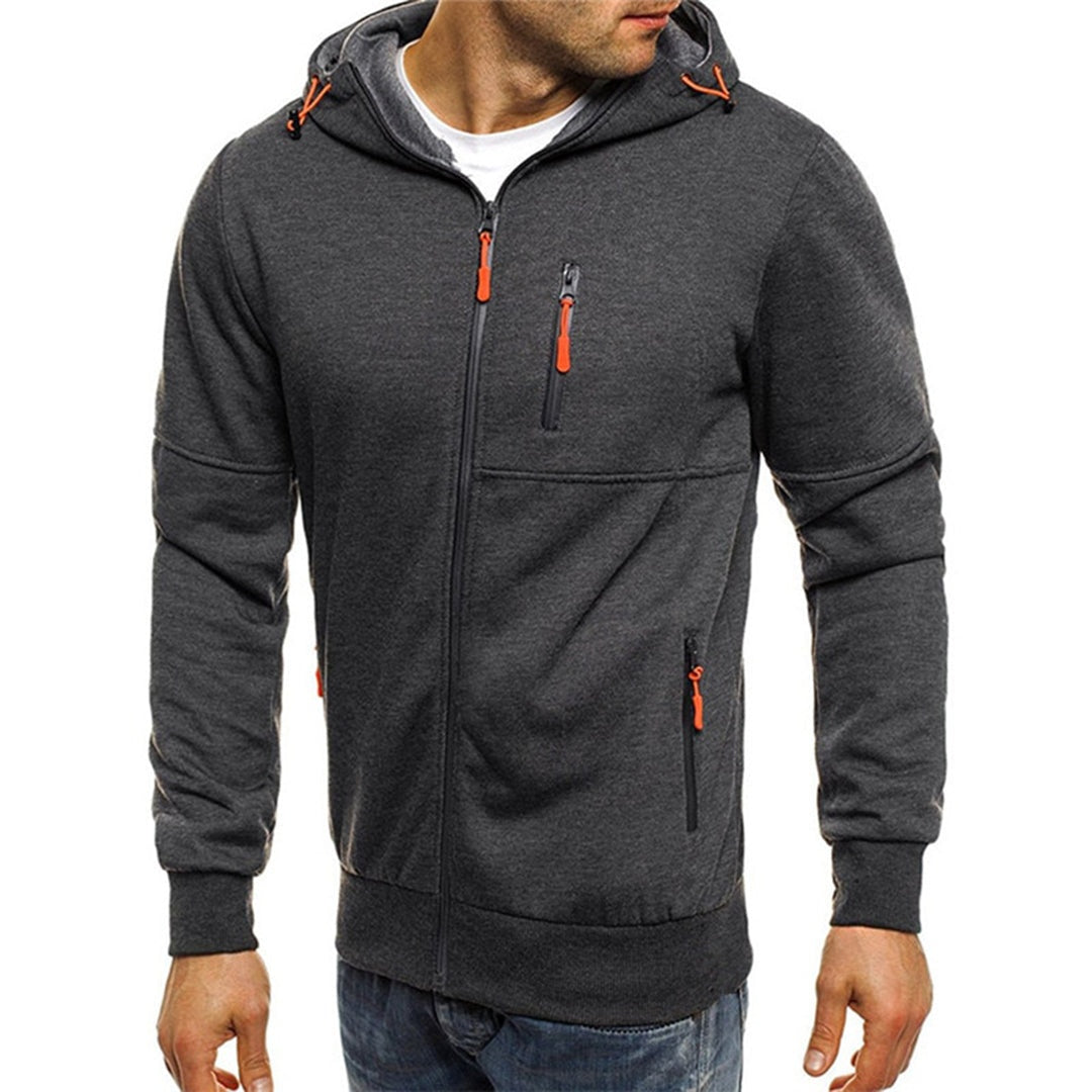 Baptiste | Sweat à Capuche Homme Zippé Multi-Poches