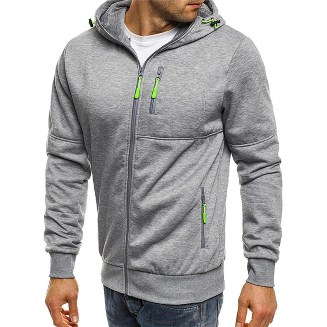 Baptiste | Sweat à Capuche Homme Zippé Multi-Poches
