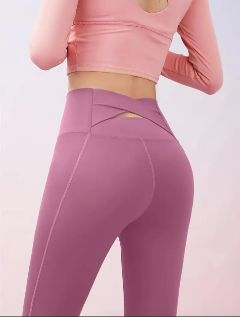 Camille | Legging Femme Taille Haute Sport Poches Latérales