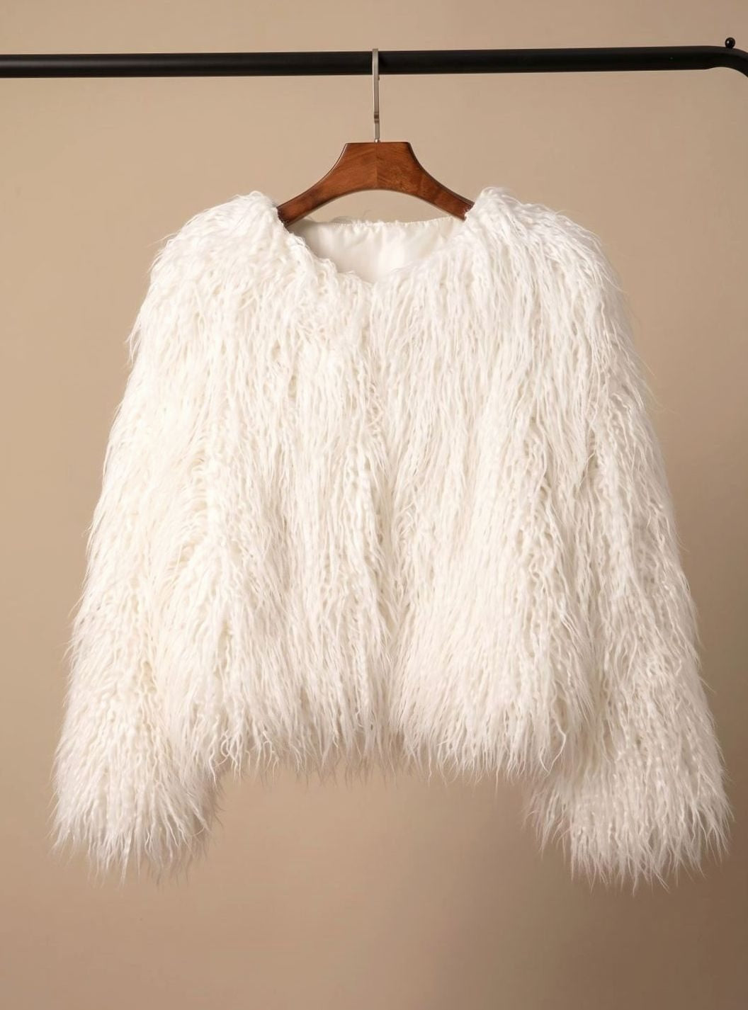 Camille | Manteau Fausse Fourrure Femme Court Shaggy