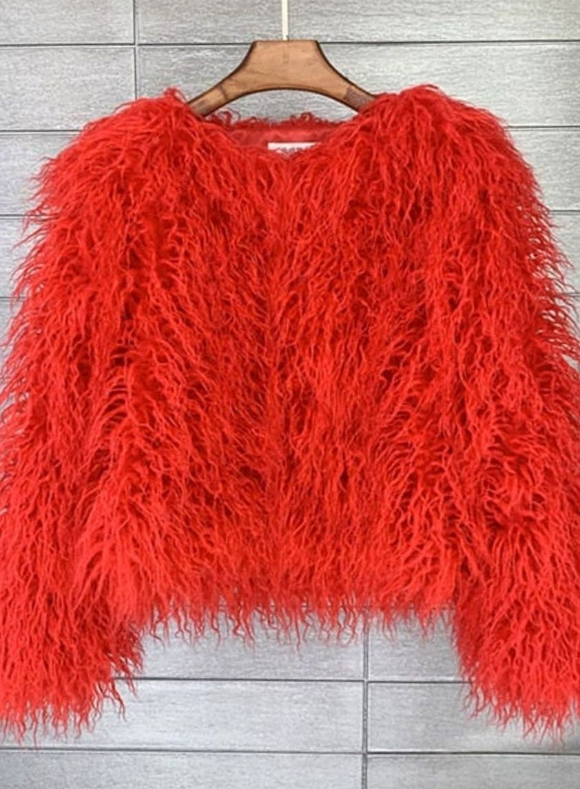 Camille | Manteau Fausse Fourrure Femme Court Shaggy