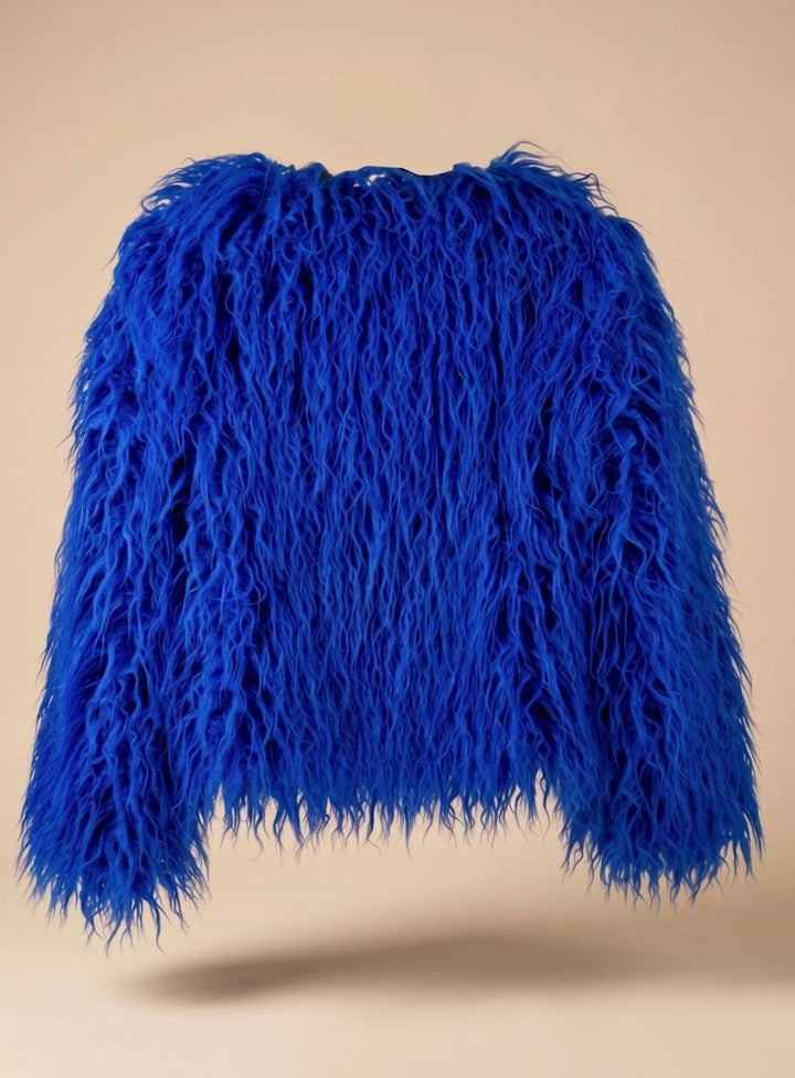 Camille | Manteau Fausse Fourrure Femme Court Shaggy