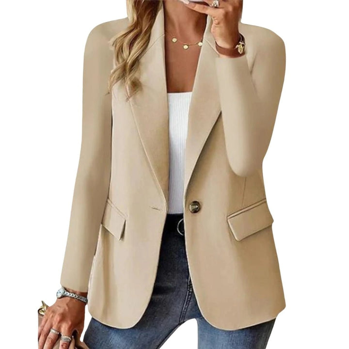 Capucine | Blazer Femme Col Cranté Manches Longues Coupe Ajustée