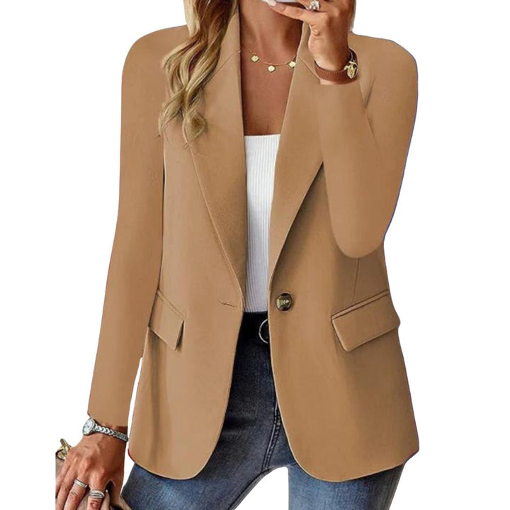 Capucine | Blazer Femme Col Cranté Manches Longues Coupe Ajustée