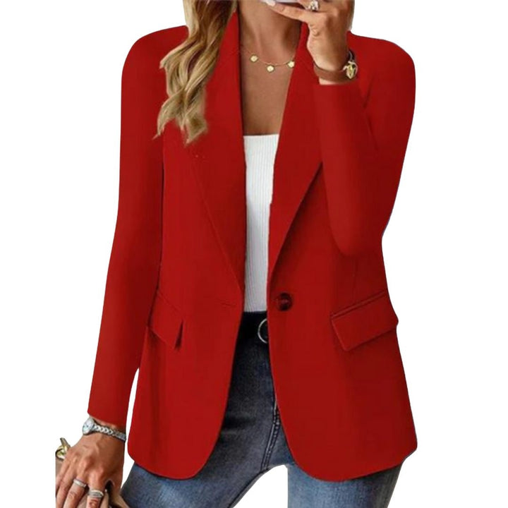 Capucine | Blazer Femme Col Cranté Manches Longues Coupe Ajustée