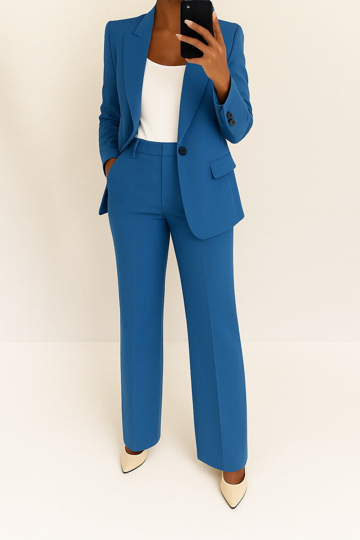 Capucine | Costume Femme Deux Pièces Blazer Pantalon Droit