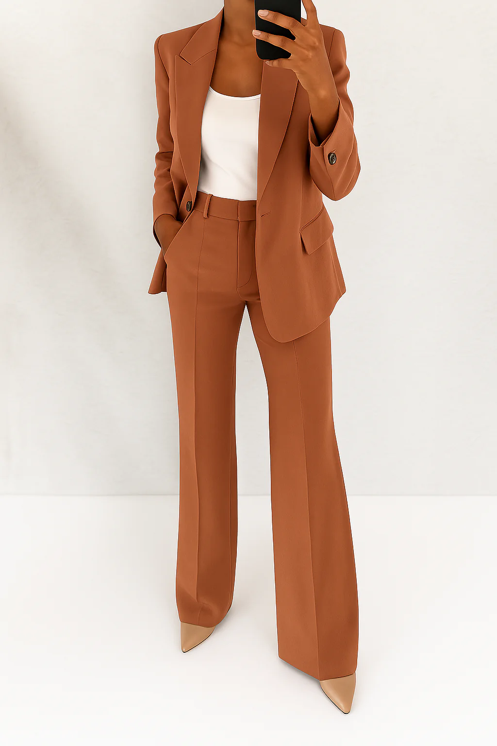 Capucine | Costume Femme Deux Pièces Blazer Pantalon Droit