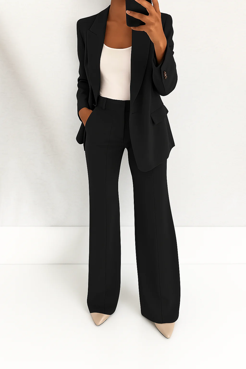 Capucine | Costume Femme Deux Pièces Blazer Pantalon Droit