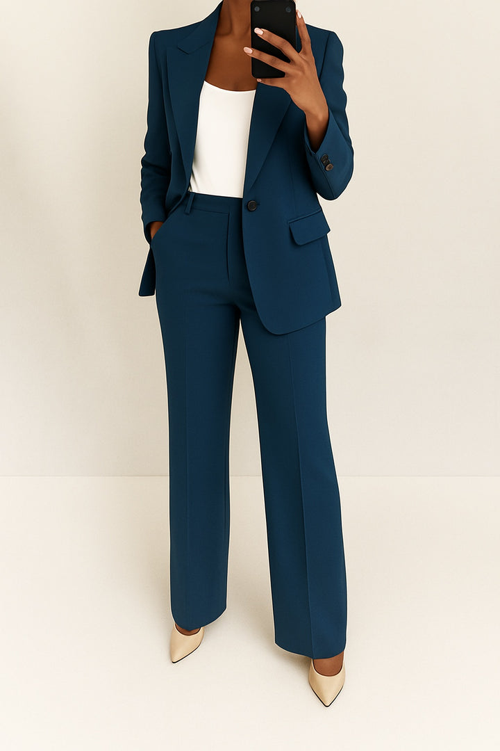 Capucine | Costume Femme Deux Pièces Blazer Pantalon Droit