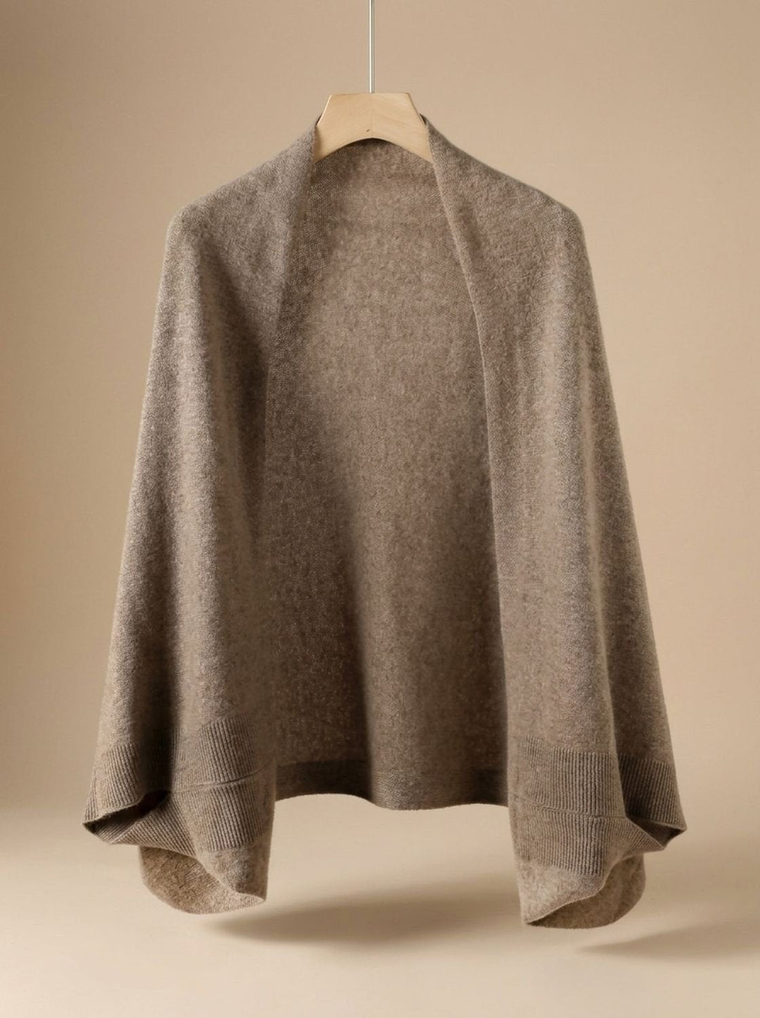 Capucine | Poncho Écharpe en Maille Cachemire Femme Oversize