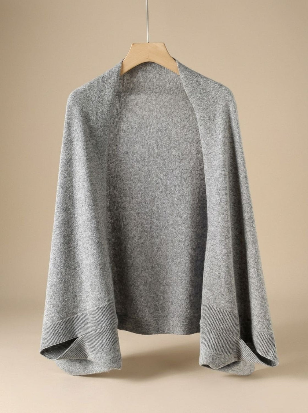 Capucine | Poncho Écharpe en Maille Cachemire Femme Oversize