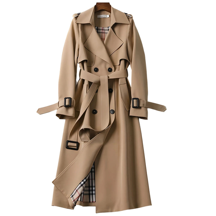 Capucine | Trench Long Femme Ceinturé Manteau Automne