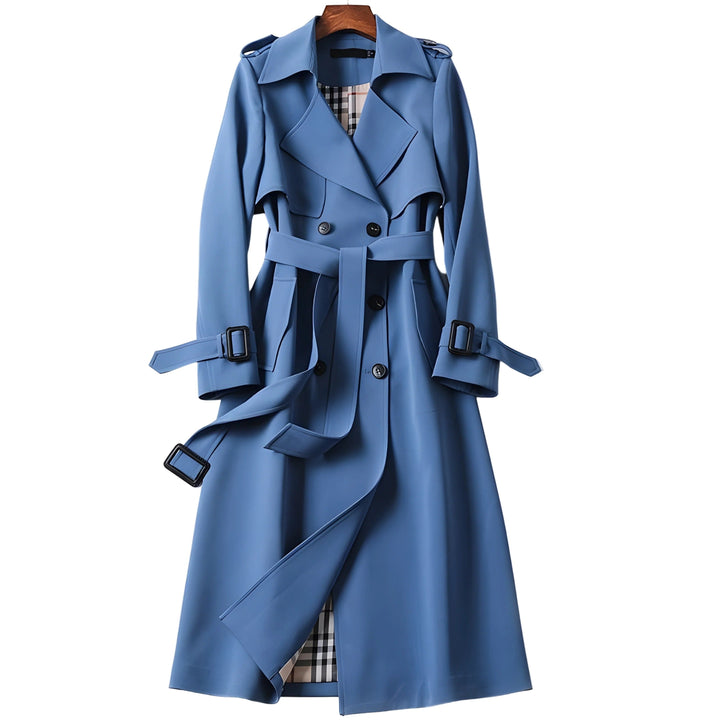 Capucine | Trench Long Femme Ceinturé Manteau Automne