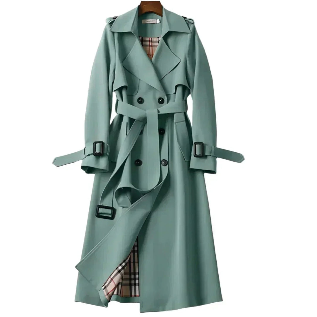Capucine | Trench Long Femme Ceinturé Manteau Automne