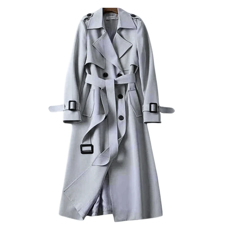 Capucine | Trench Long Femme Ceinturé Manteau Automne