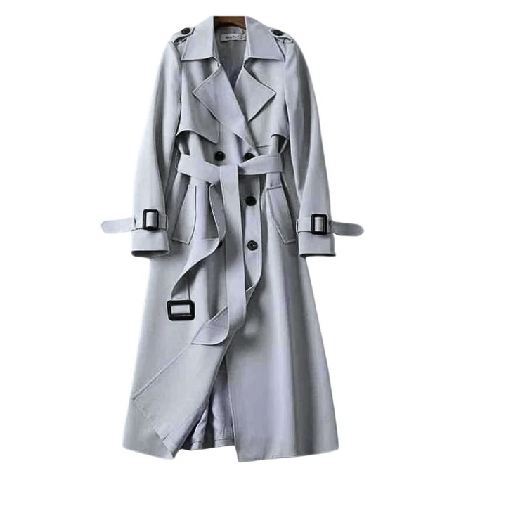 Capucine | Trench Long Femme Ceinturé Manteau Automne