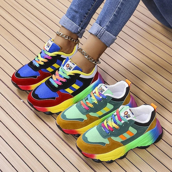 Céline | Chaussures Orthopédiques de Course Femme Semelle Plateforme