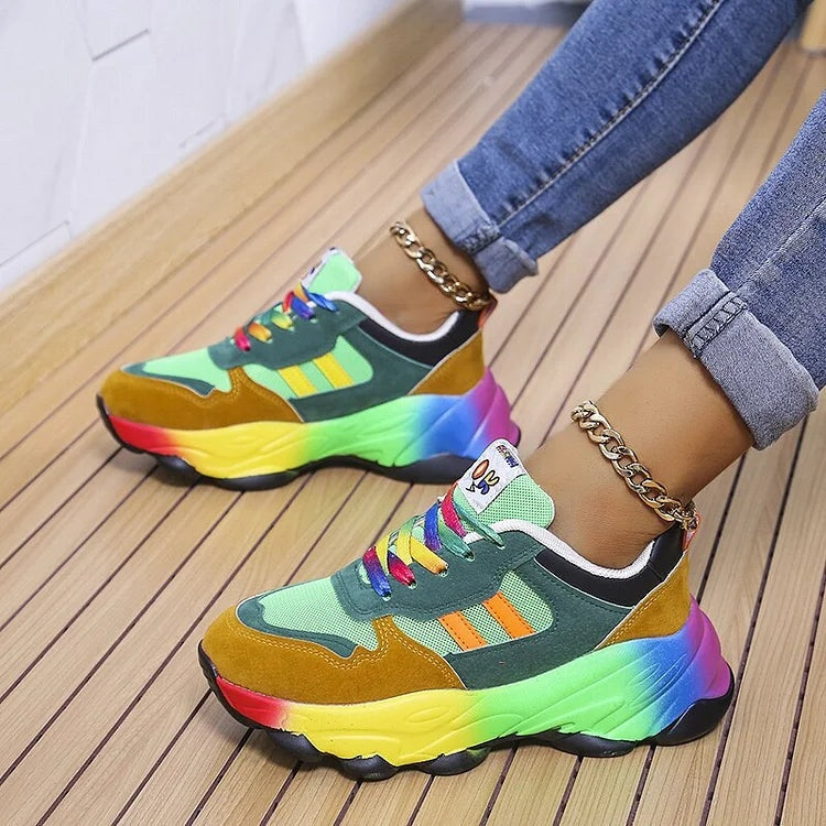 Céline | Chaussures Orthopédiques de Course Femme Semelle Plateforme