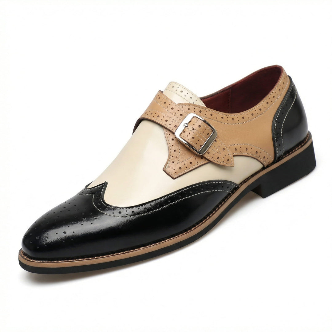 Clément | Chaussure Richelieu Homme Cuir Monk Strap Boucle