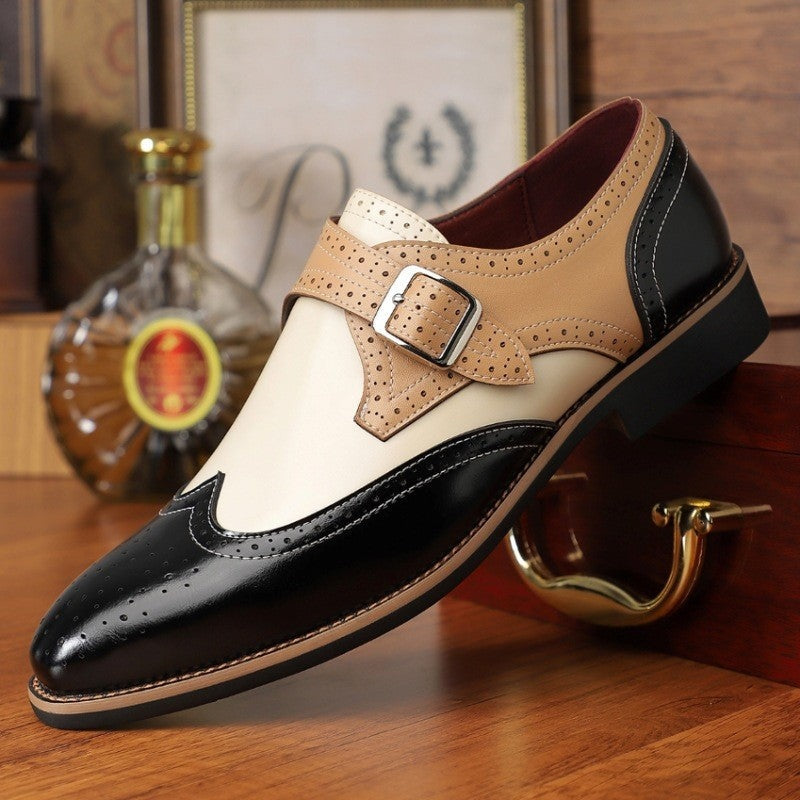Clément | Chaussure Richelieu Homme Cuir Monk Strap Boucle