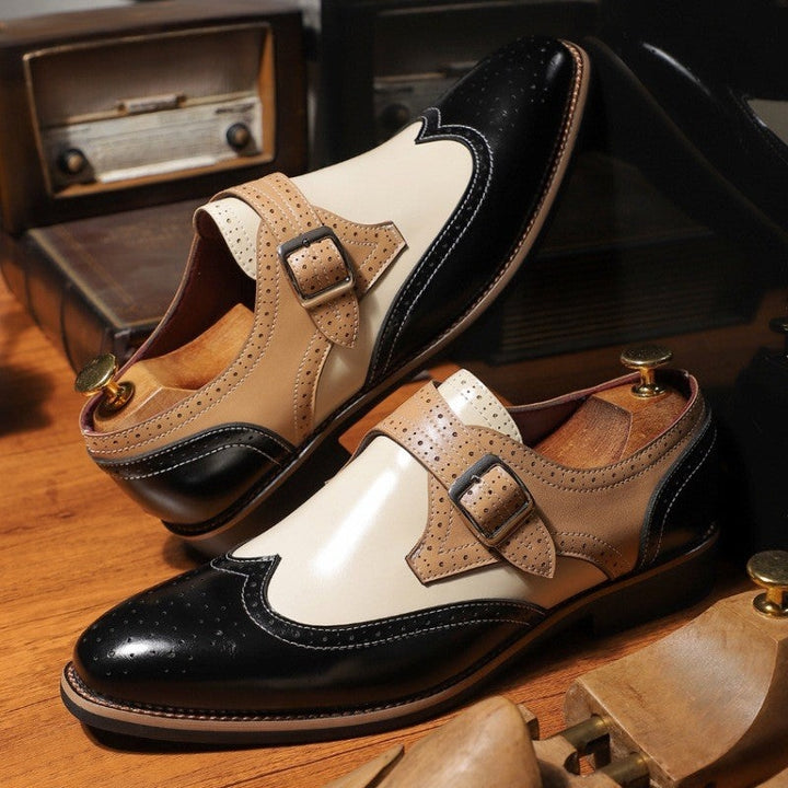 Clément | Chaussure Richelieu Homme Cuir Monk Strap Boucle