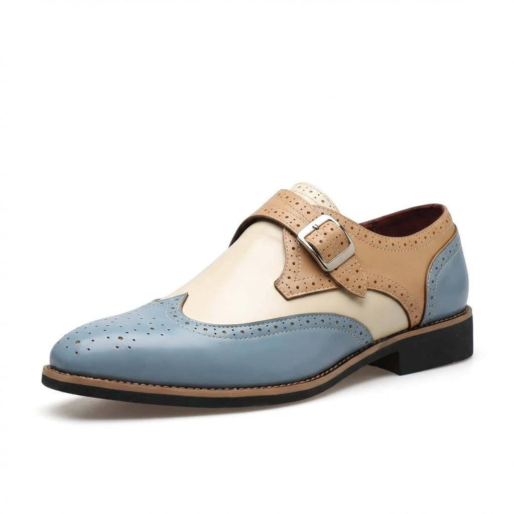 Clément | Chaussure Richelieu Homme Cuir Monk Strap Boucle