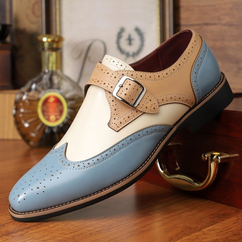 Clément | Chaussure Richelieu Homme Cuir Monk Strap Boucle