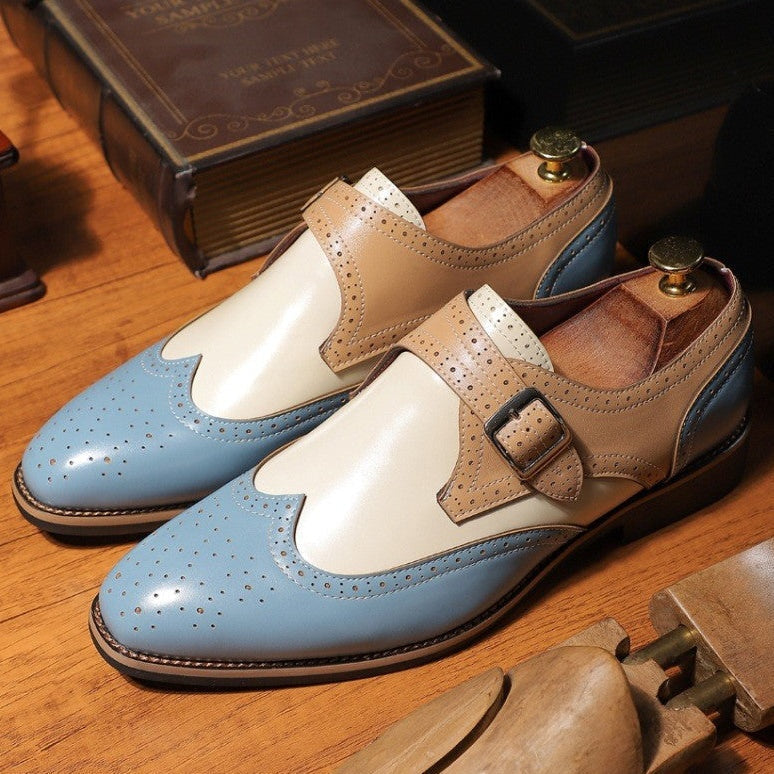 Clément | Chaussure Richelieu Homme Cuir Monk Strap Boucle