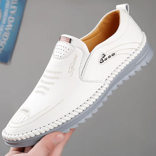 Clément | Mocassins Homme Cuir Couture Main Semelle Confort