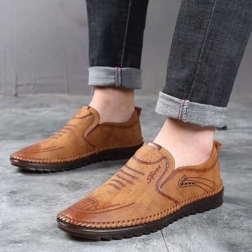 Clément | Mocassins Homme Cuir Couture Main Semelle Confort