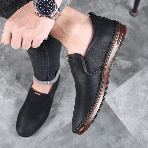 Clément | Mocassins Homme Cuir Couture Main Semelle Confort