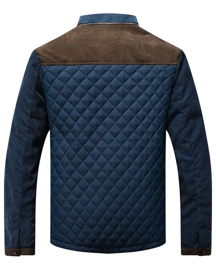 Clément | Veste Matelassée Homme Col Montant Bimatière