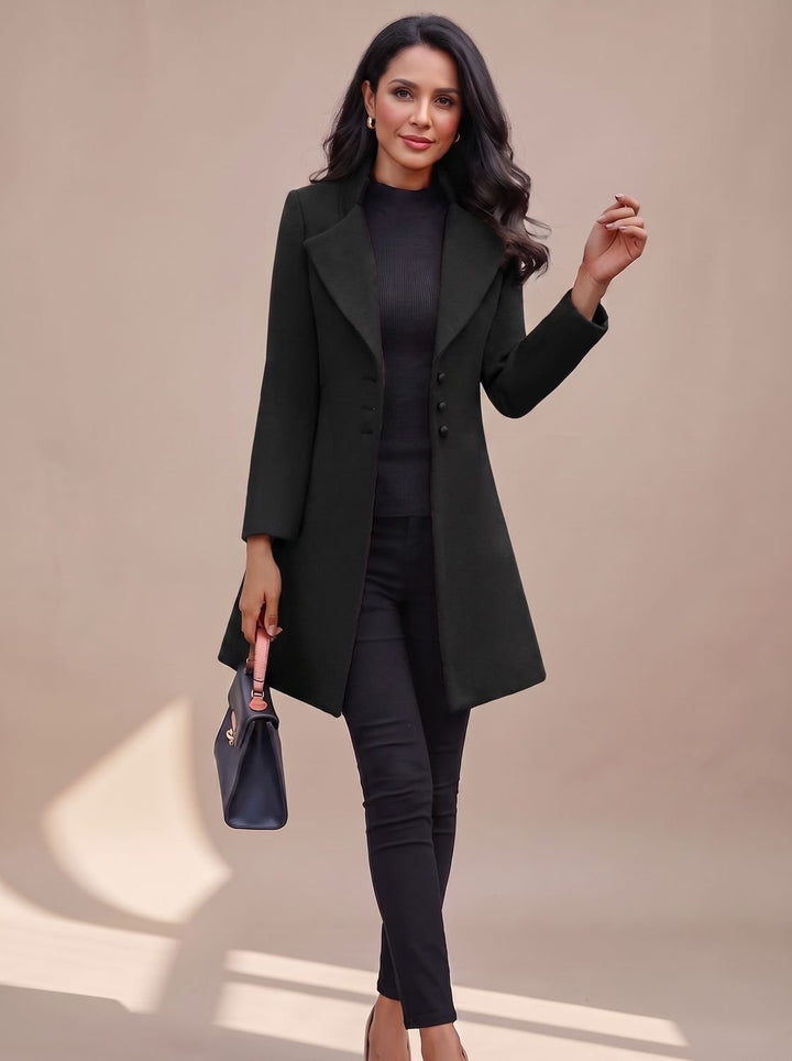 Colette | Manteau Cachemire Chic Femme Long Boutonné