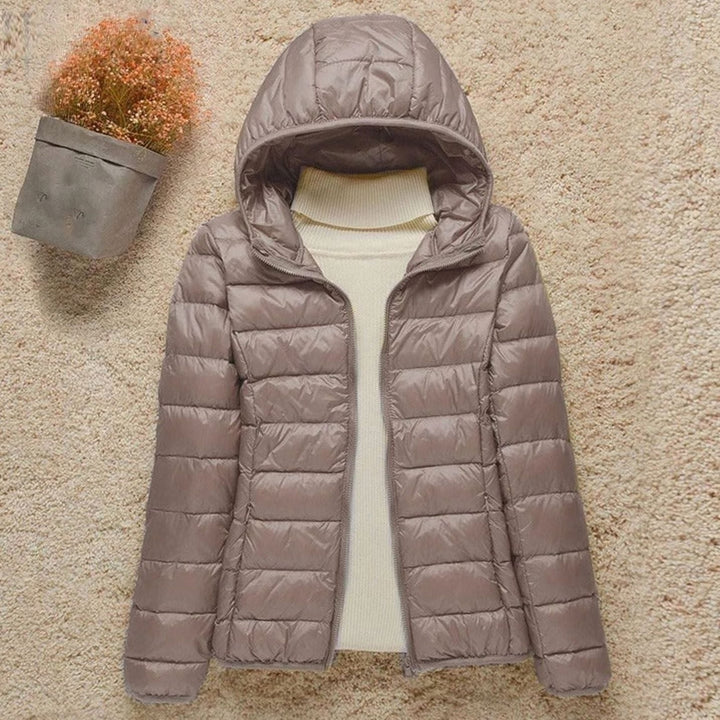 Élise | Blouson Hiver Femme à Capuche Veste Chauffante Légère