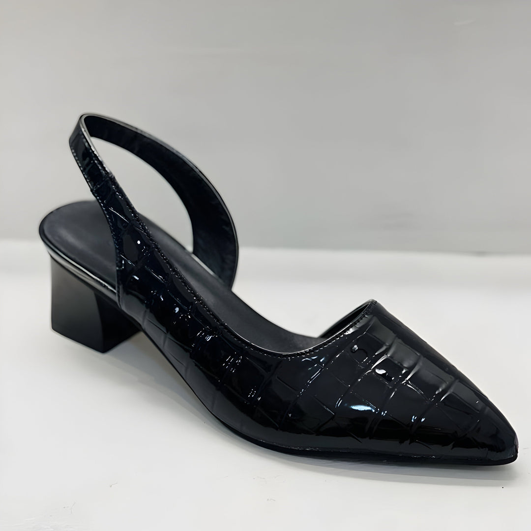 Élodie | Escarpins Chaussure à Talon Femme Bout Pointu Slingback