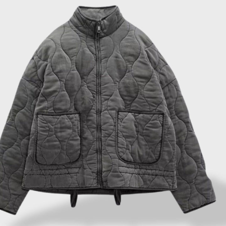 Éloïse | Veste Matelassée Femme Blouson Automne Col Montant