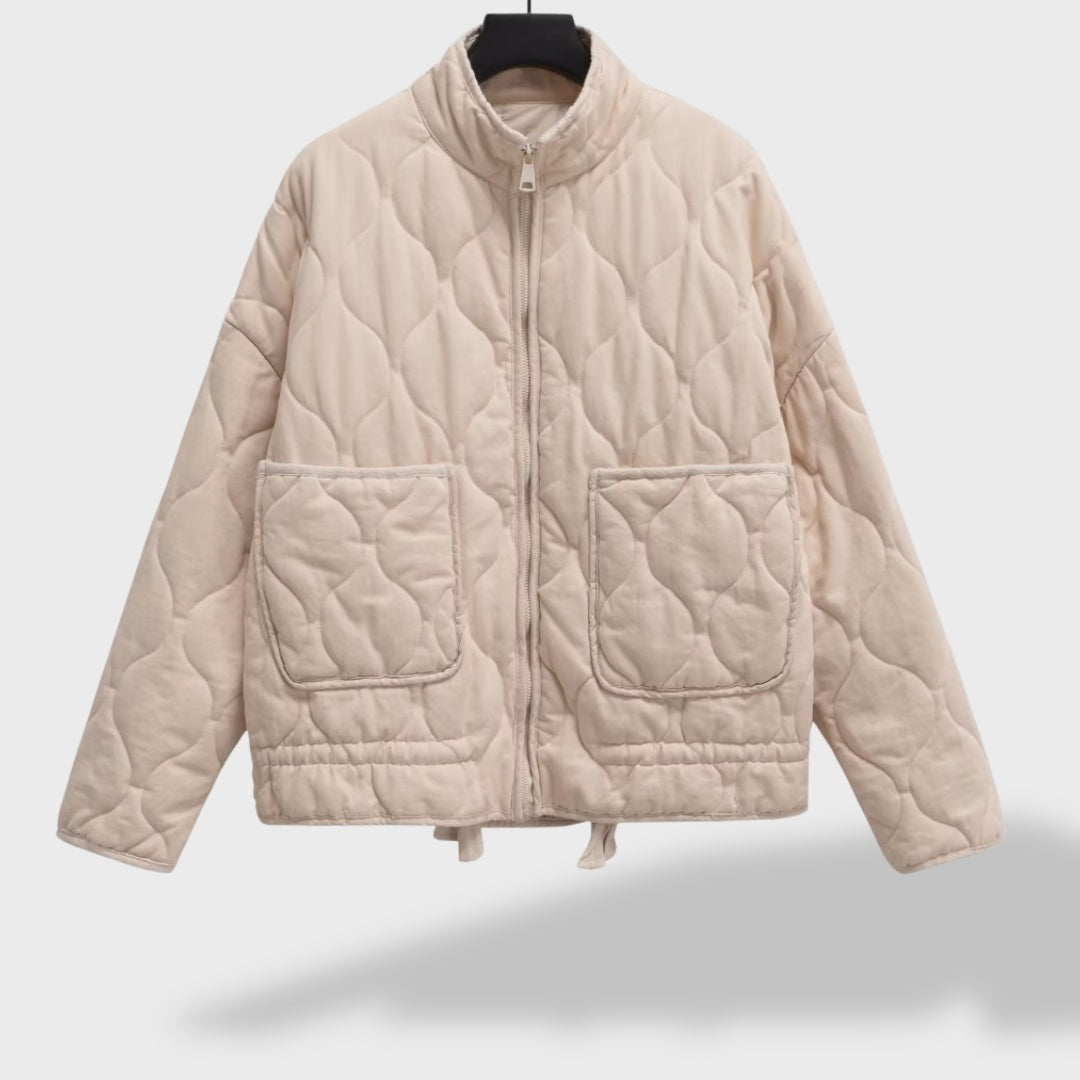 Éloïse | Veste Matelassée Femme Blouson Automne Col Montant