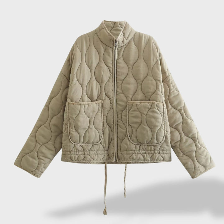 Éloïse | Veste Matelassée Femme Blouson Automne Col Montant
