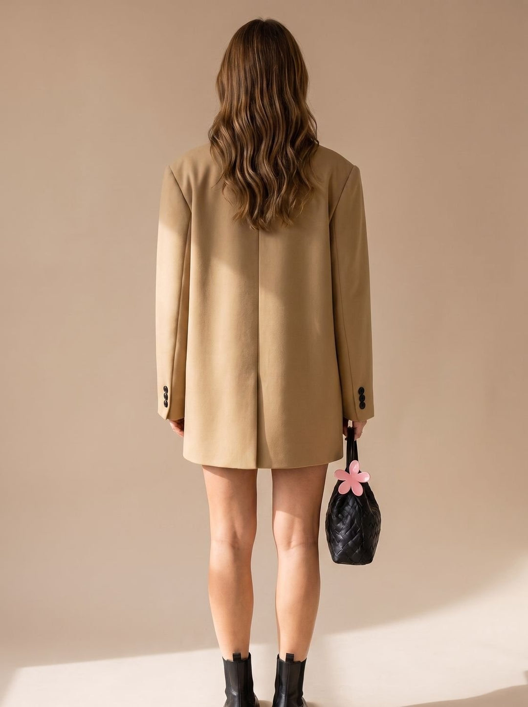 Estelle | Veste Longue Oversize Chic Femme Double Boutonnage