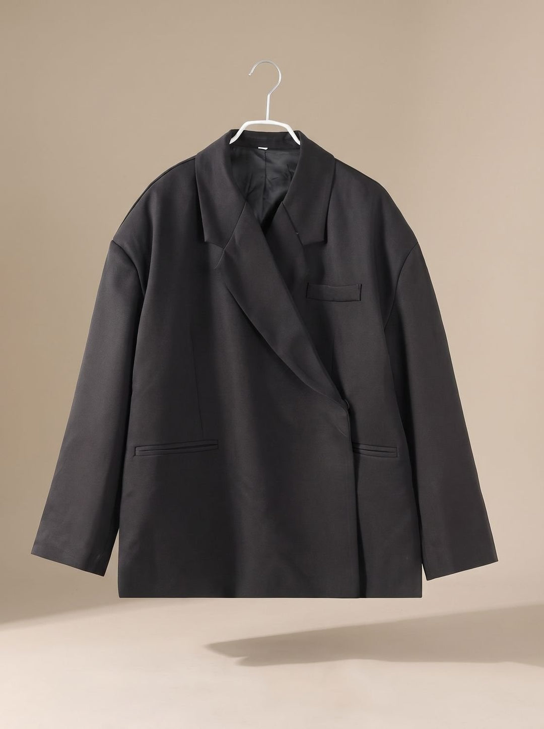 Estelle | Veste Longue Oversize Chic Femme Double Boutonnage