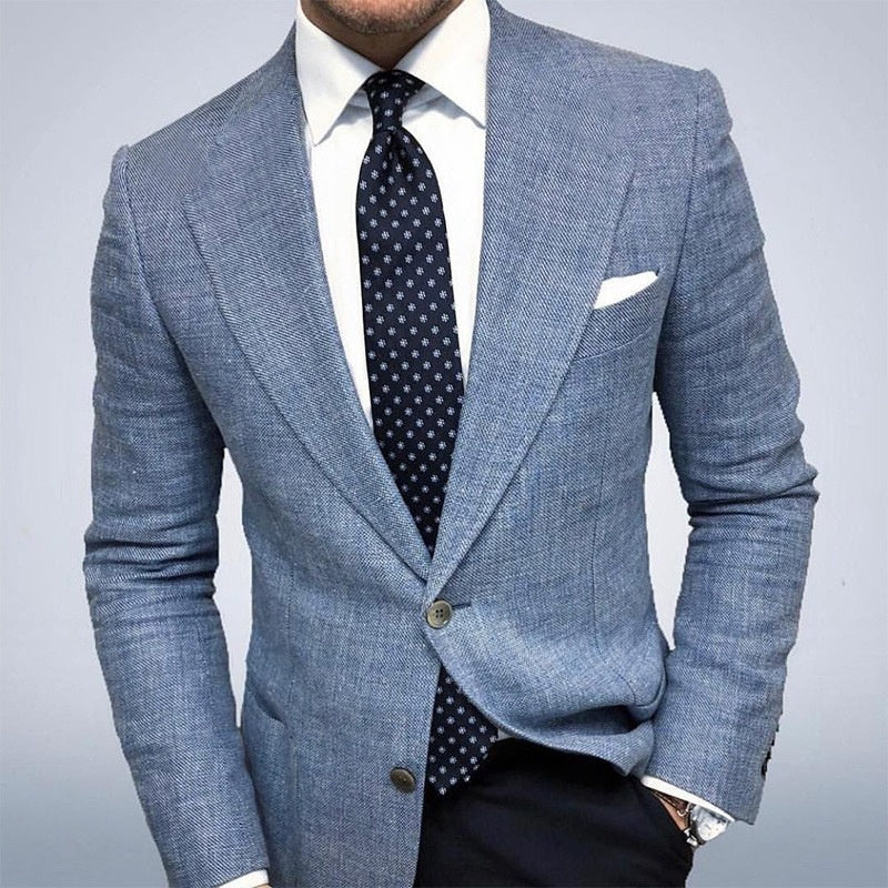 Étienne | Blazer Homme Coupe Ajustée Tissu Texturé