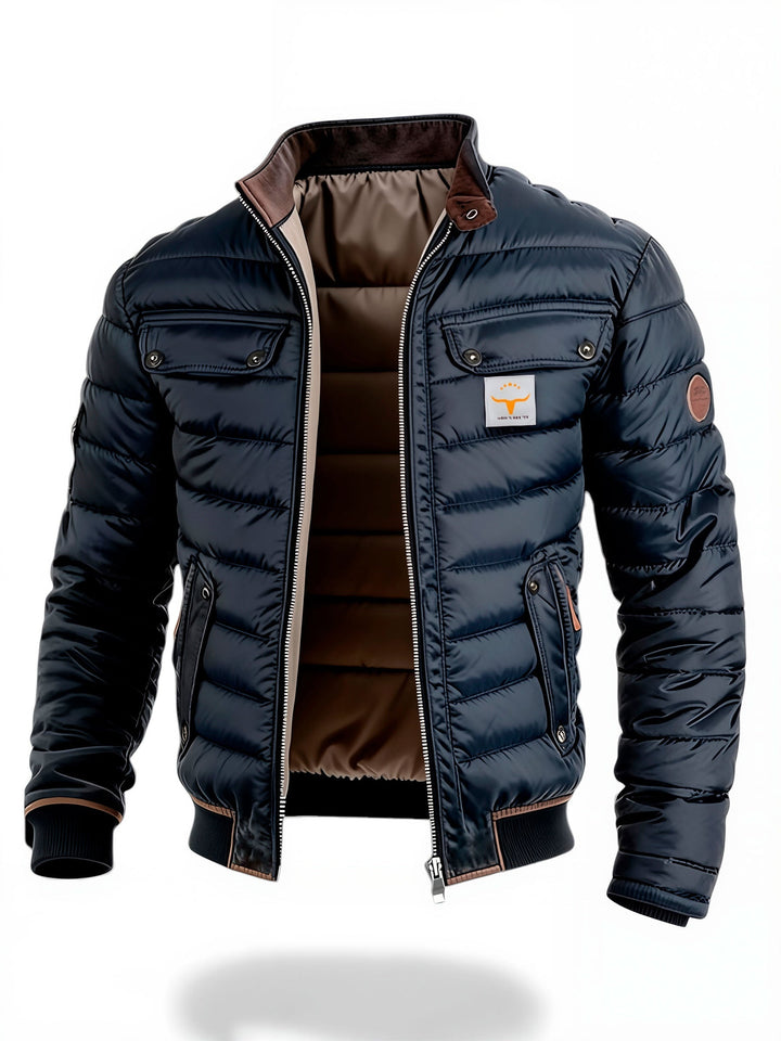 Étienne | Blouson Homme Matelassé col montant Poches Multiples