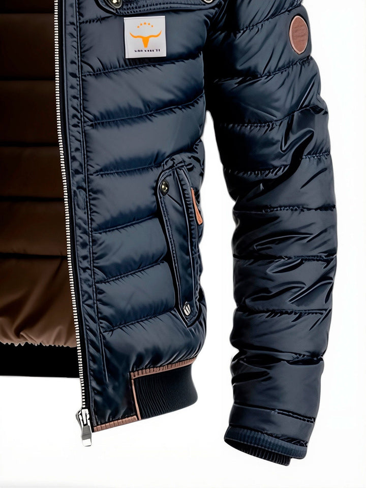 Étienne | Blouson Homme Matelassé col montant Poches Multiples