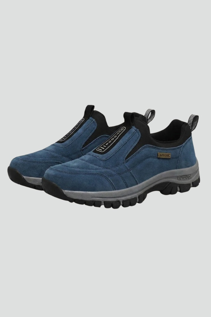 Étienne | Chaussure de Marche Homme Sans Lacets Semelle Crantée