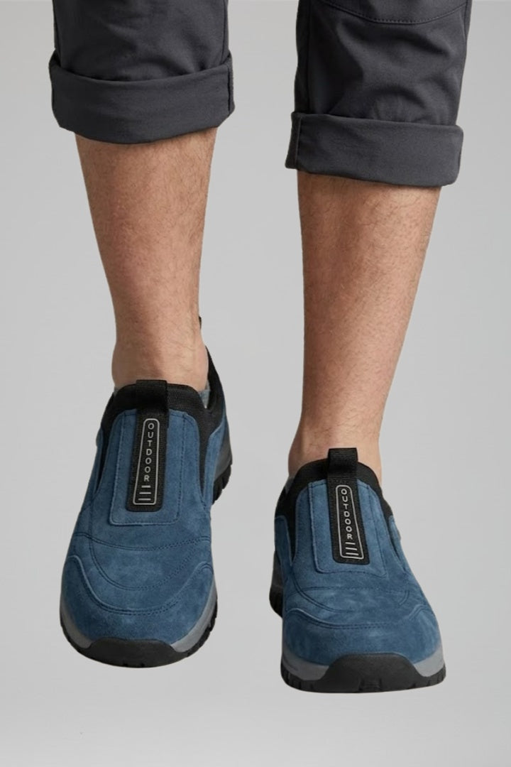 Étienne | Chaussure de Marche Homme Sans Lacets Semelle Crantée