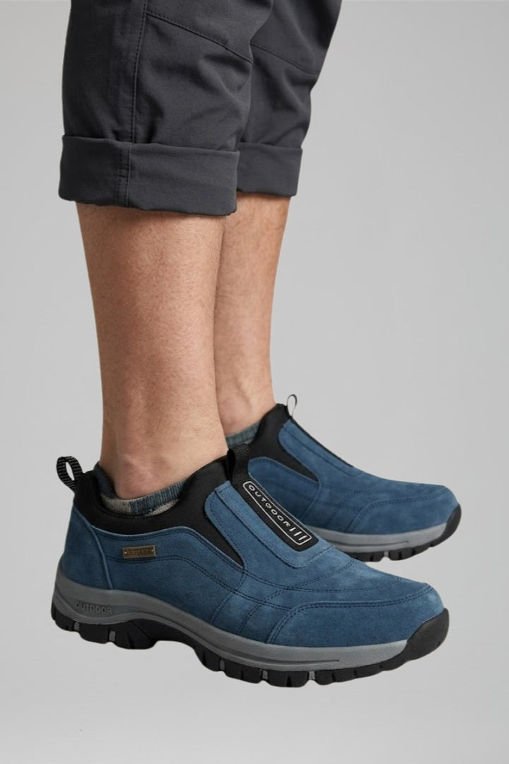 Étienne | Chaussure de Marche Homme Sans Lacets Semelle Crantée
