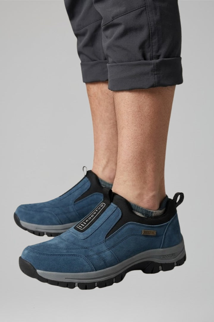 Étienne | Chaussure de Marche Homme Sans Lacets Semelle Crantée